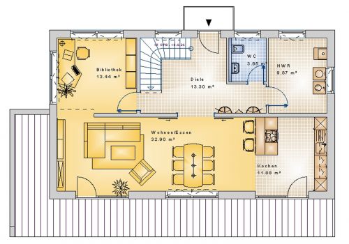 Bauhaus 177 m² EG