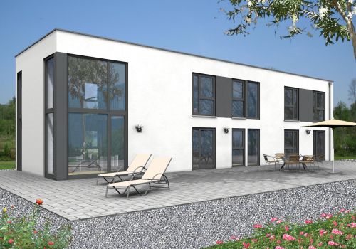 Bauhaus 188 m² Ansicht 1