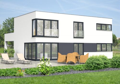 Bauhaus 222 m² Ansicht 1