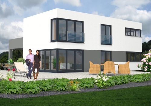 Bauhaus 222 m² Ansicht 2