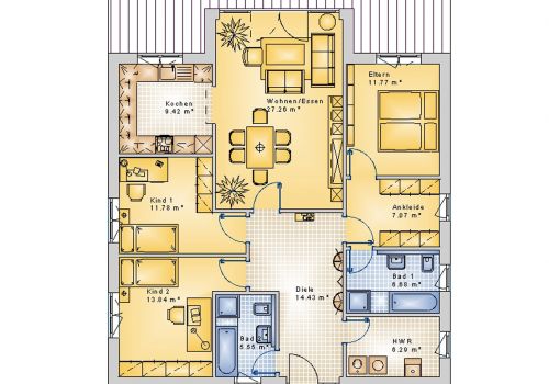 Bungalow 113 m² EG