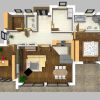 Bungalow 119 m² EG 3D