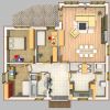 Bungalow 120 m² EG 3D