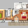 Bungalow 72 m² EG 3D