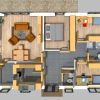 Bungalow 87 m² EG 3D