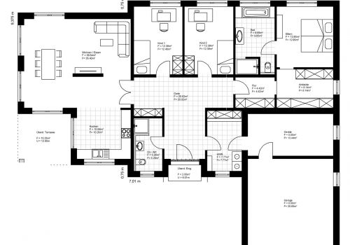 Bungalows Neubau EG