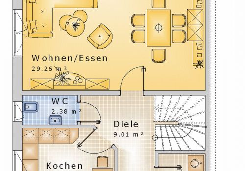 Doppelhaus 103 m² EG