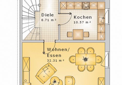 Doppelhaus 110 m² EG