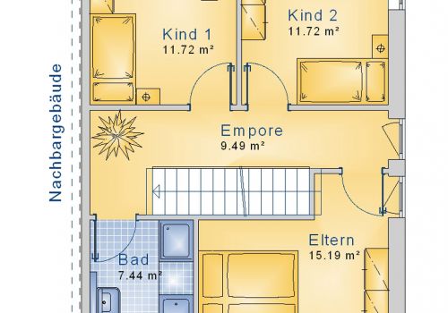 Doppelhaus 113 m² DG