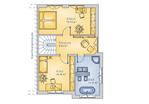 Doppelhaus 115 m² DG