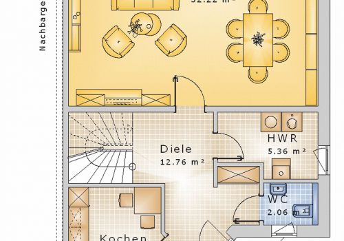 Doppelhaus 116 m² EG