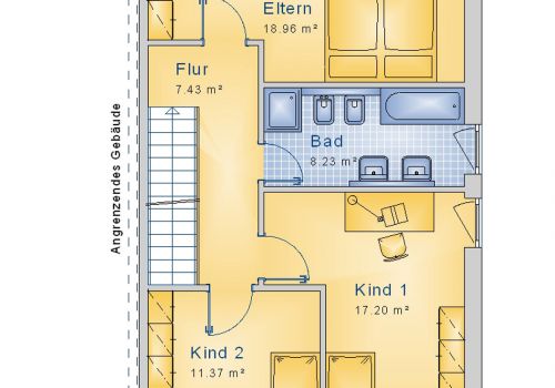 Doppelhaus 127 m² OG