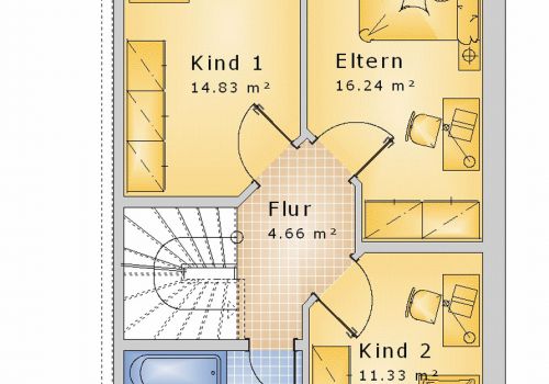 Doppelhaus 135 m² OG