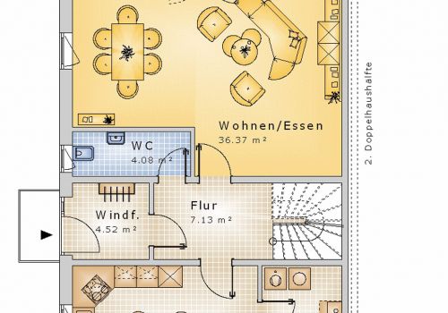 Doppelhaus 143 m² EG