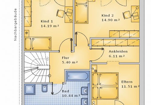 Doppelhaus 172 m² OG