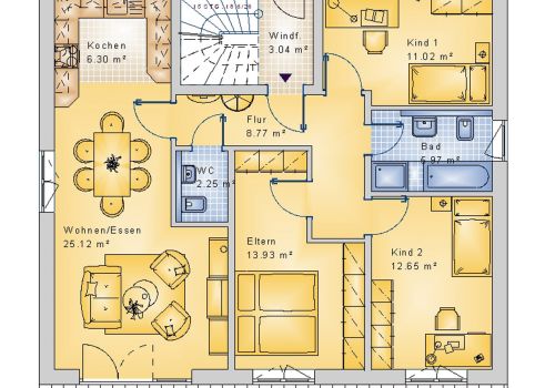 Doppelhaus 174 m² EG