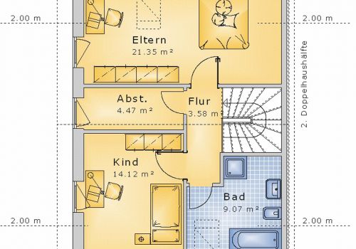 Doppelhaus 97 m² DG
