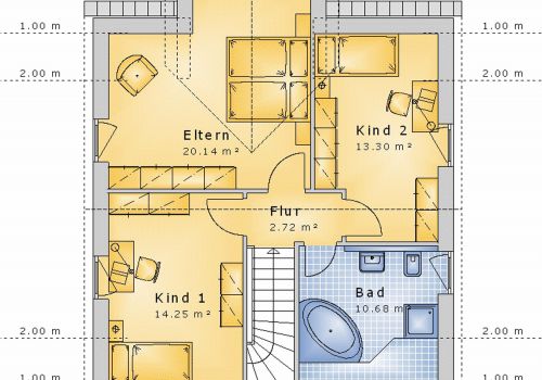 Giebelhaus 114 m² DG