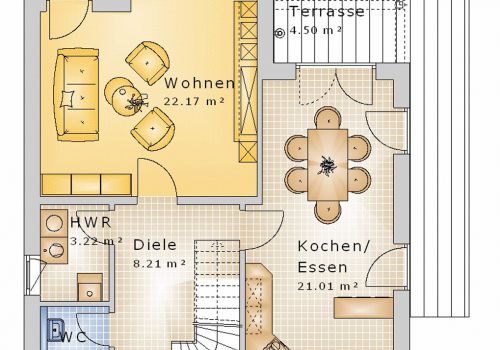 Giebelhaus 114 m² EG
