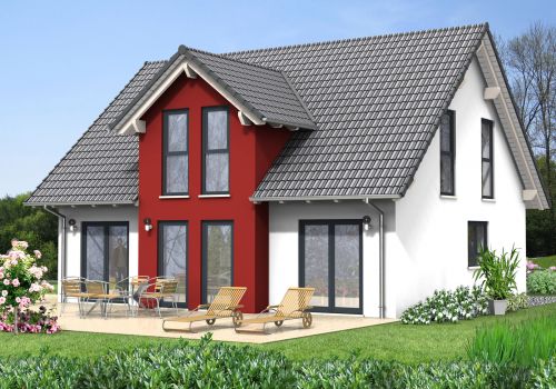 Giebelhaus 129 m² Ansicht 1