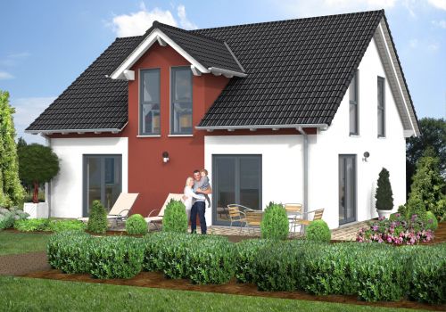 Giebelhaus 137 m² Ansicht 1