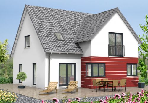 Giebelhaus 141 m² Ansicht 1