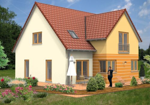 Giebelhaus 141 m² Ansicht 2