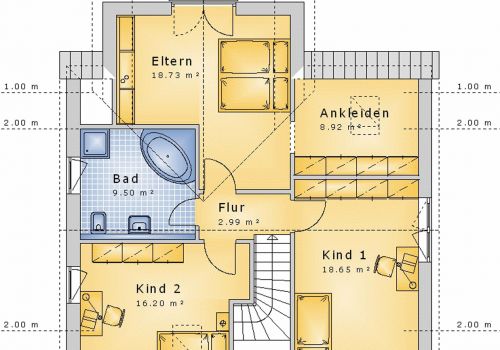 Giebelhaus 141 m² DG