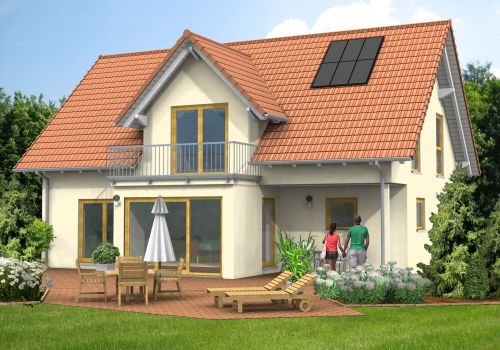 Giebelhaus 144 m² Ansicht 2