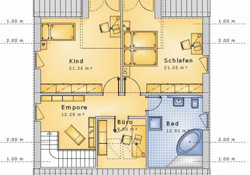 Giebelhaus 145 m² DG
