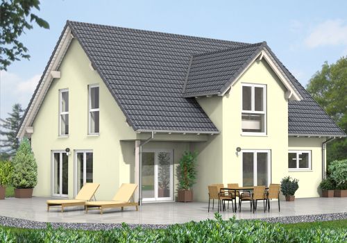 Giebelhaus 145 m² Ansicht 1