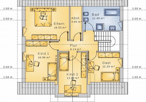 Giebelhaus 145 m² DG