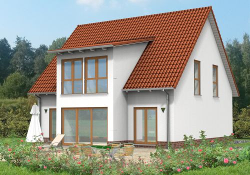Giebelhaus 145 m² Ansicht 1