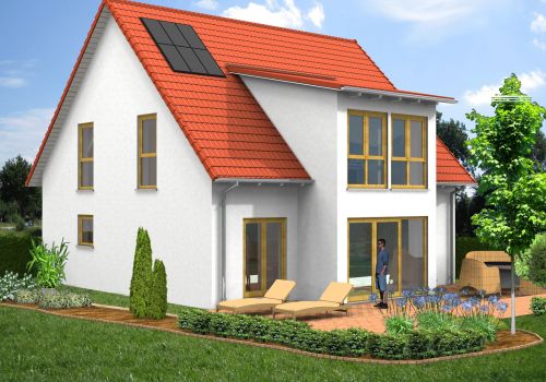 Giebelhaus 145 m² Ansicht 2
