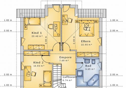 Giebelhaus 148 m² DG