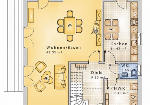 Giebelhaus 148 m² EG