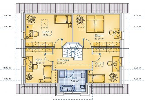 Giebelhaus 151 m² DG