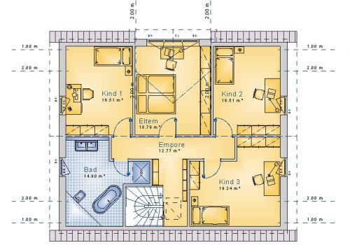 Giebelhaus 181 m² DG