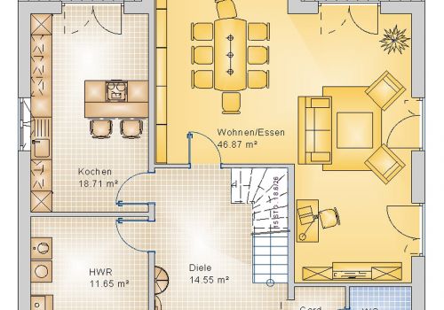 Giebelhaus 186 m² EG