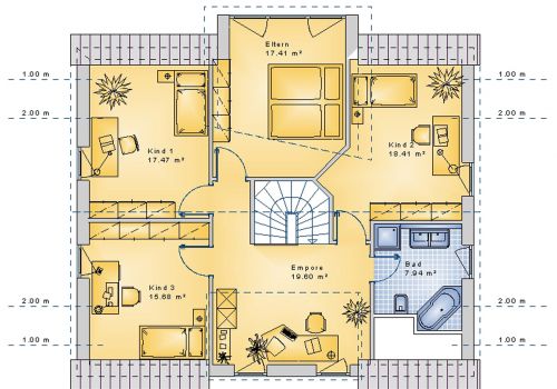 Giebelhaus 187 m² DG