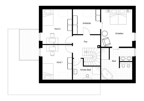 Hansa Hausbau Satteldach 177 M² 06