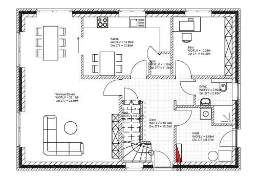 Hansa Hausbau Satteldachhaus1545 M² 05 EG