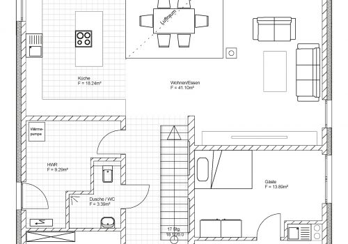 Hansa Hausbau Stadtvilla 259 M² 05 EG
