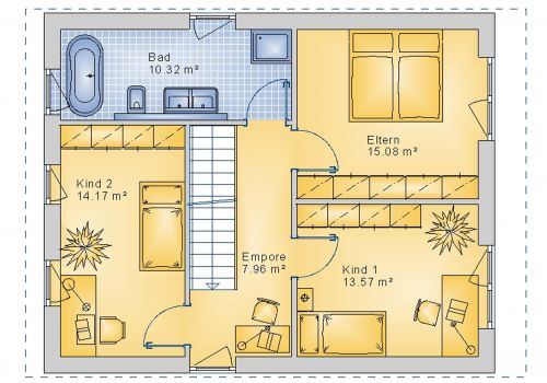 Pultdachhaus 125 m² DG