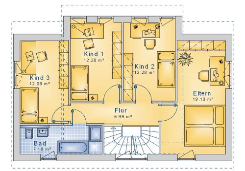 Pultdachhaus 139 m² DG