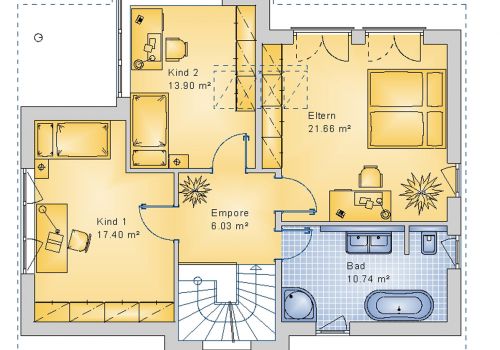 Pultdachhaus 142 m² DG