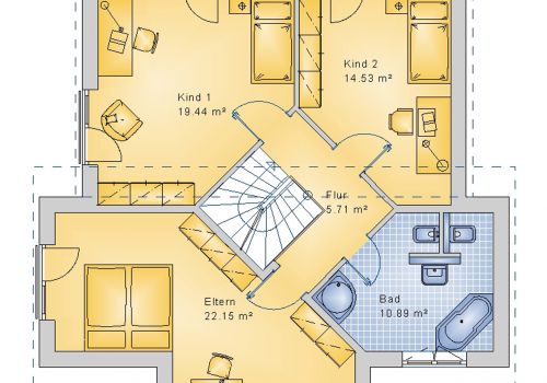 Pultdachhaus 145 m² DG