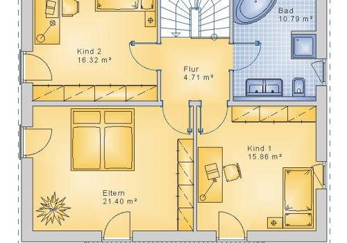 Pultdachhaus 146 m² DG