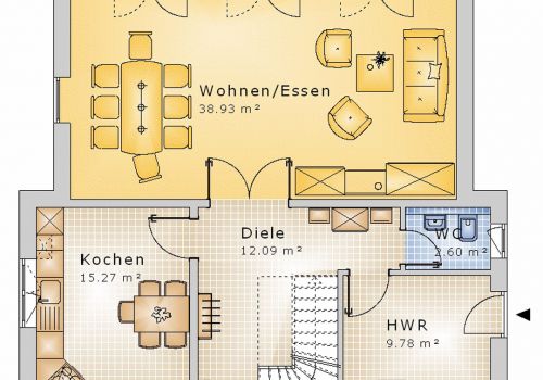 Pultdachhaus 157 m² EG