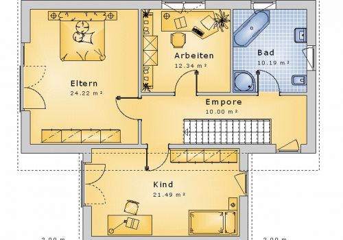 Pultdachhaus 159 m² DG